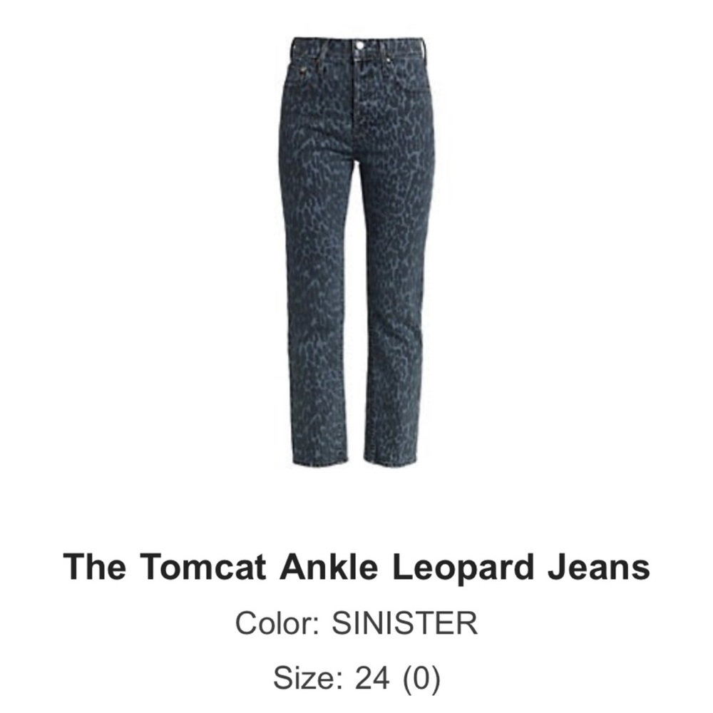 Mother Denim Leopard Jeans